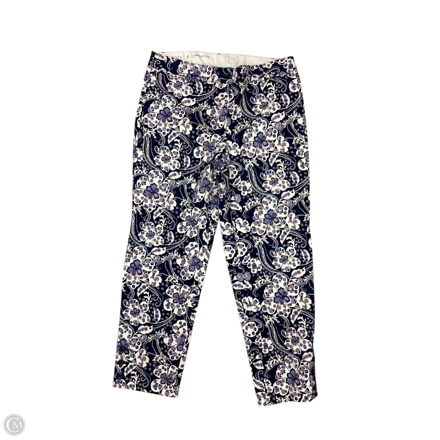 Capris By Talbots In Paisley Print, Size: 6