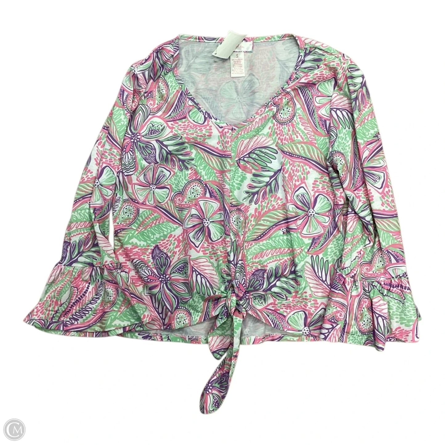 Top 3/4 Sleeve By Stella In Pink, Size: S