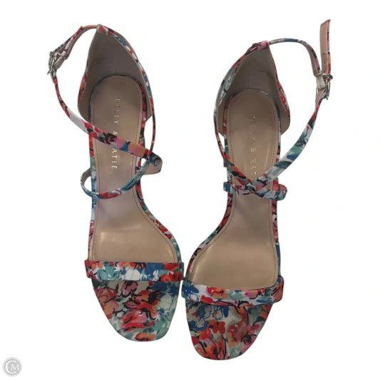 Sandals Heels Block By Kelly And Katie In Multi-colored, Size: 9