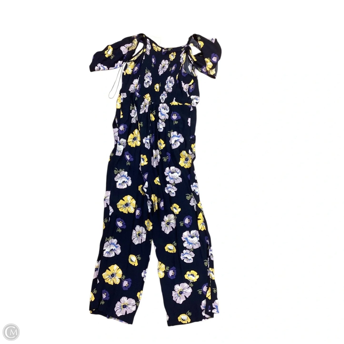 Jumpsuit By Loft In Floral Print, Size: L