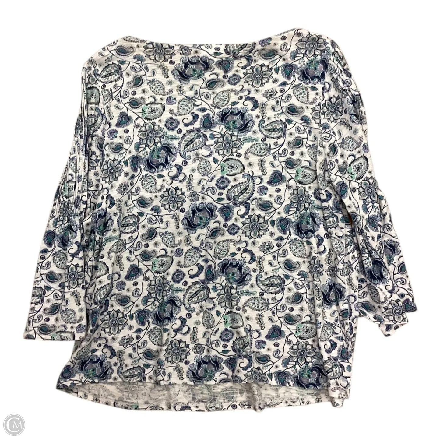 Top 3/4 Sleeve By J. Jill In Multi-colored, Size: M