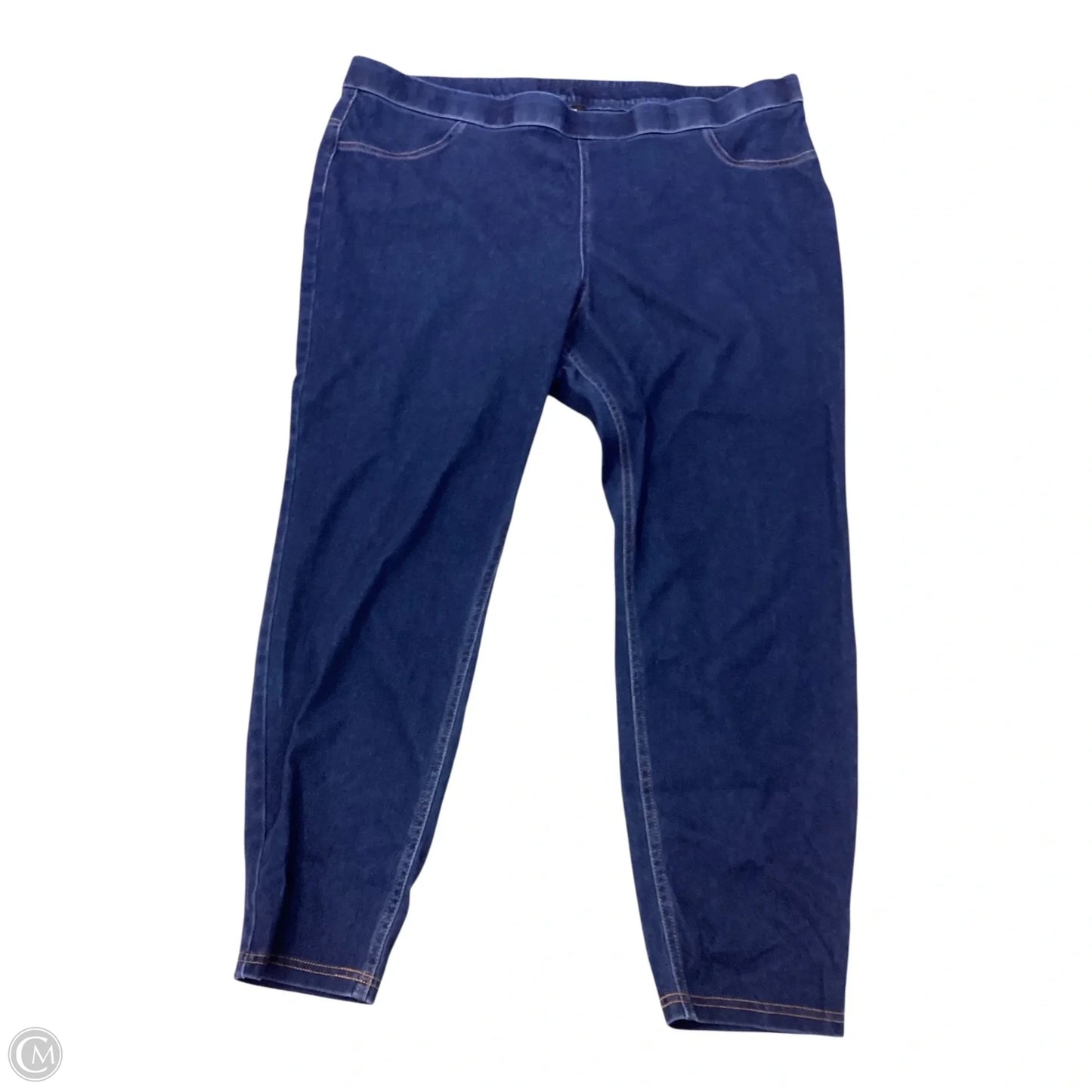Pants Leggings By Zac And Rachel In Blue, Size: 3x