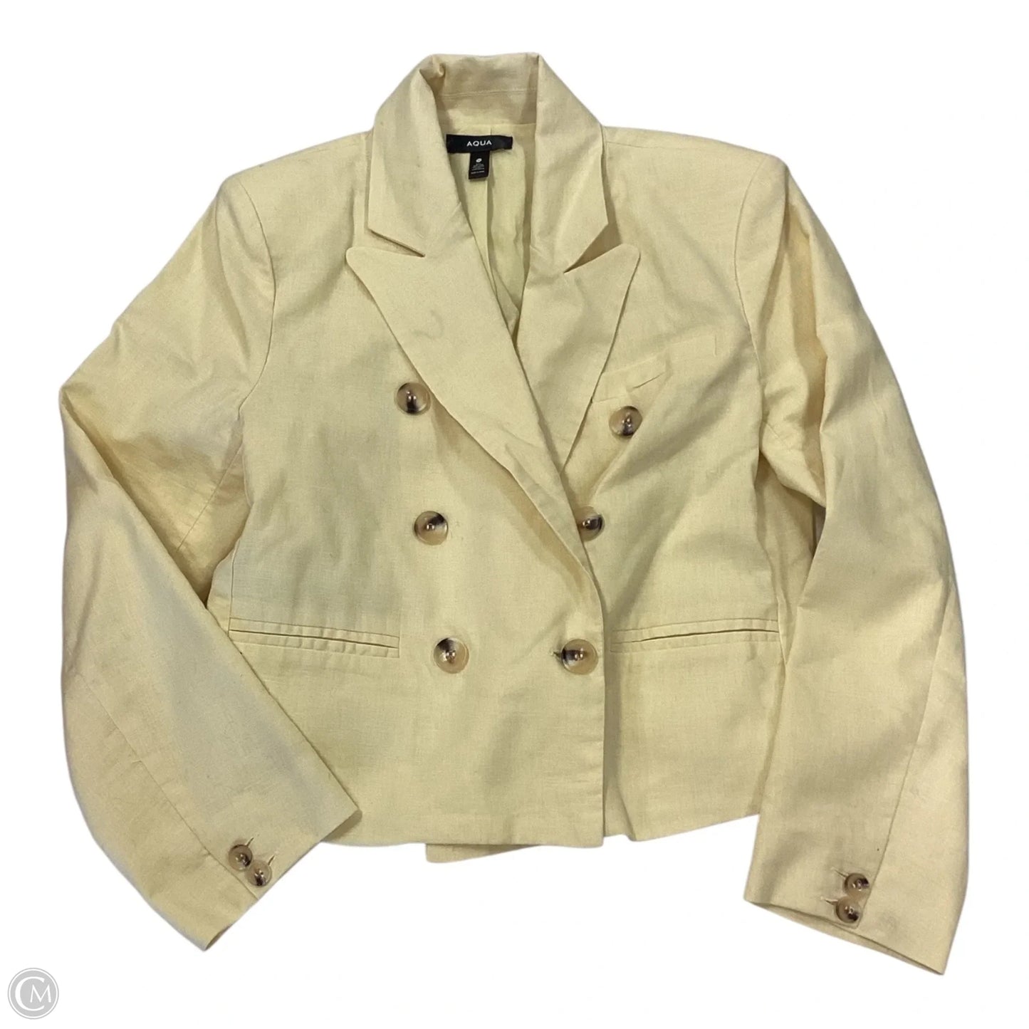 Blazer By Aqua In Yellow, Size: M