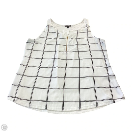 Top Sleeveless By Express In White, Size: M