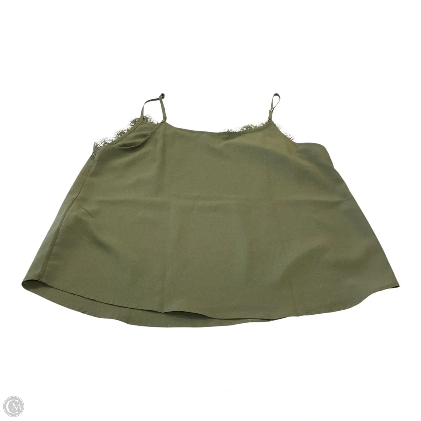 Top Cami By Mine In Green, Size: L