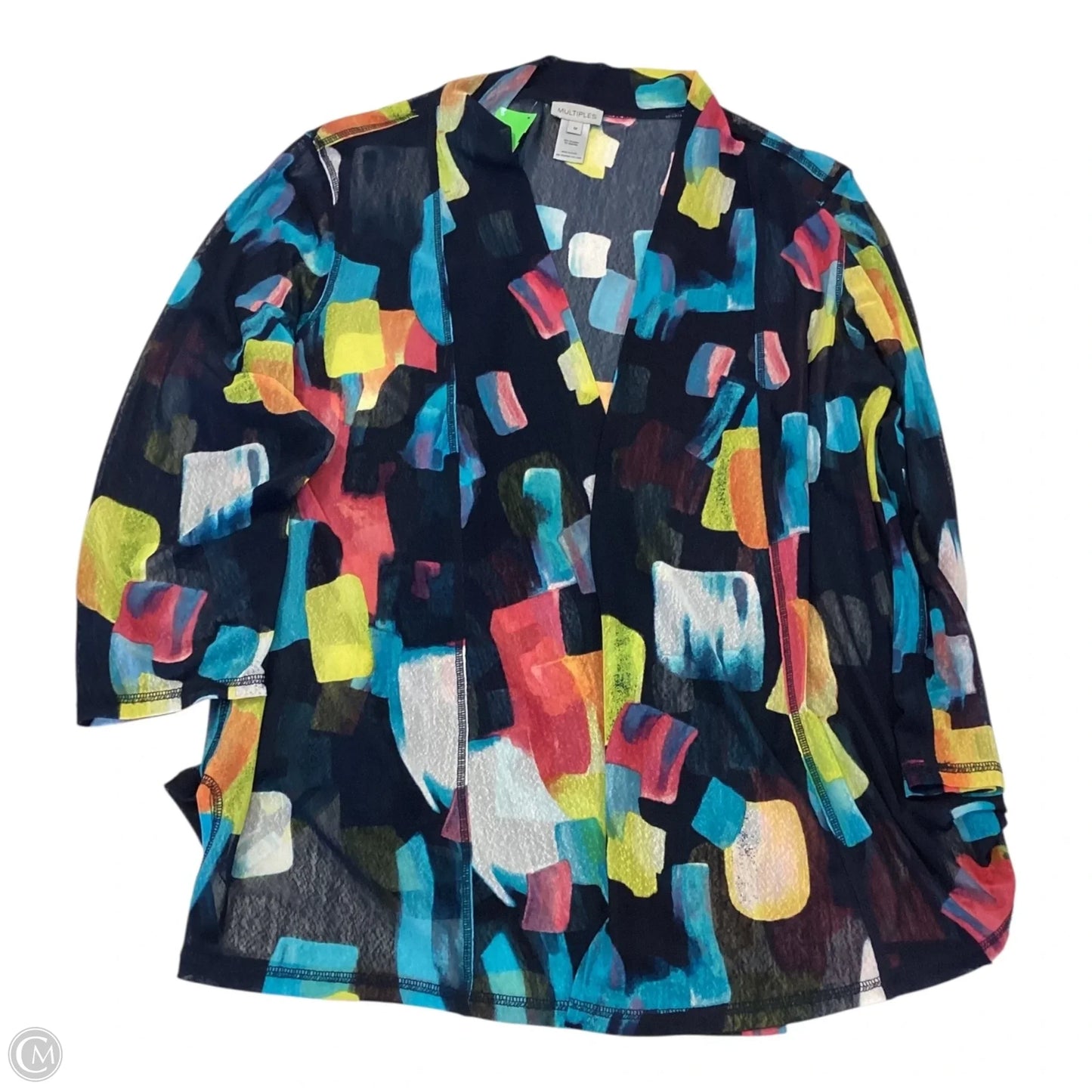 Cardigan By Multiples In Multi-colored, Size: 1x