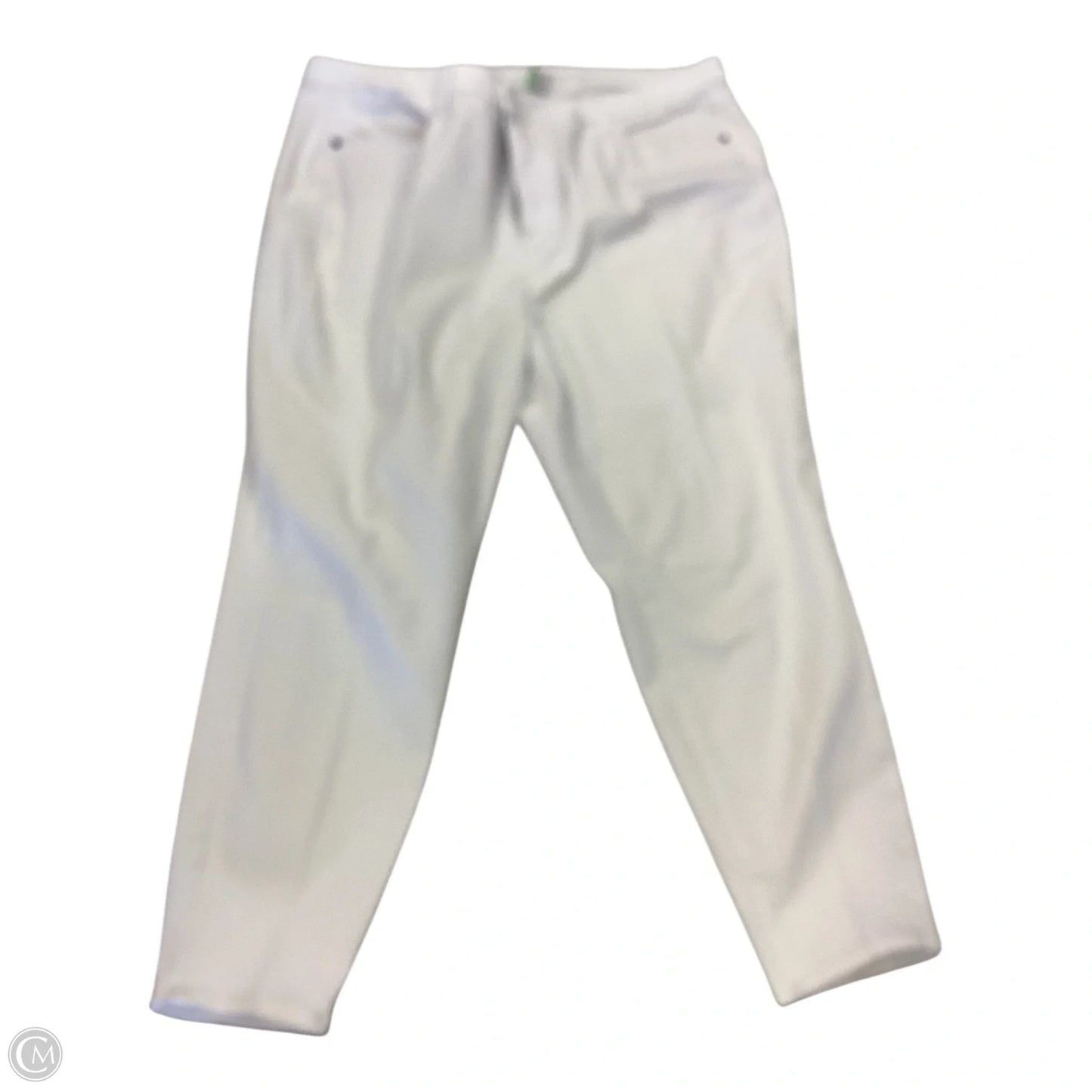 Pants Cropped By Talbots In White, Size: 22