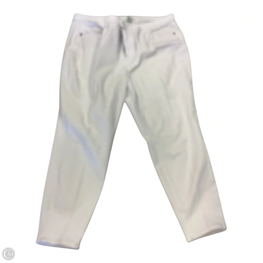 Pants Cropped By Talbots In White, Size: 22