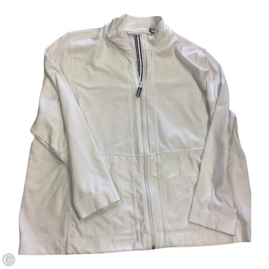 Jacket Other By Talbots In White, Size: 3x