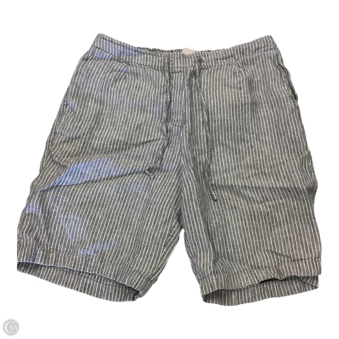 Shorts By Chicos In Striped Pattern, Size: M