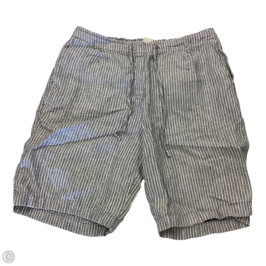 Shorts By Chicos In Striped Pattern, Size: M