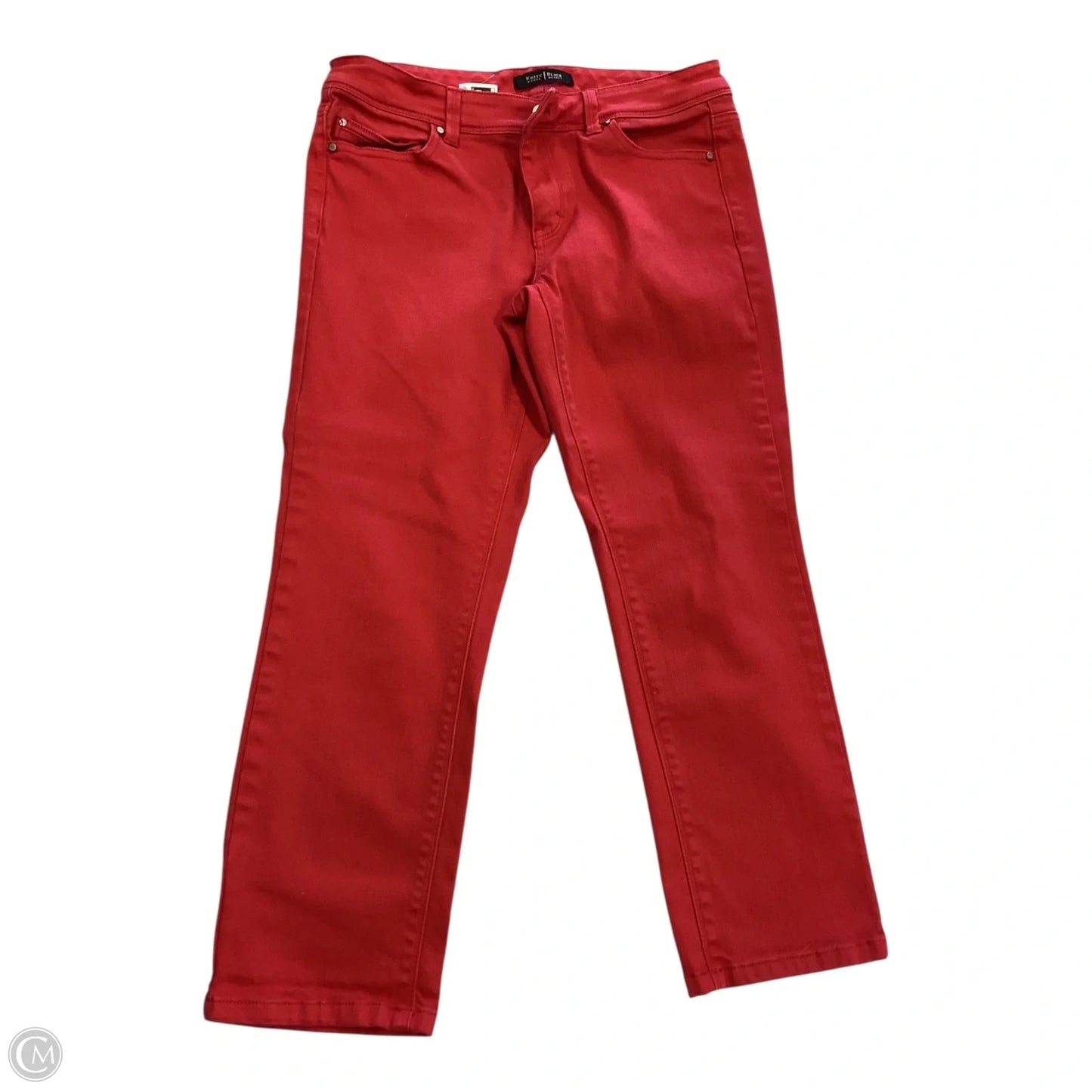 Capris By White And Warren In Red, Size: 6