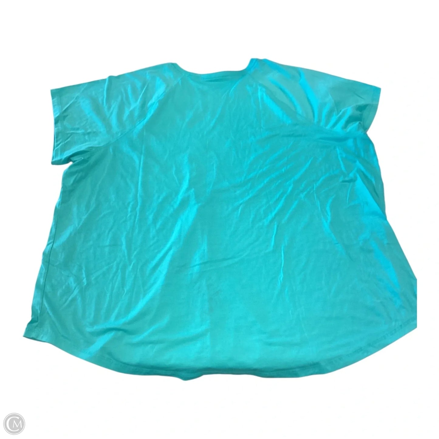 Top Short Sleeve By Clothes Mentor In Blue, Size: 3x