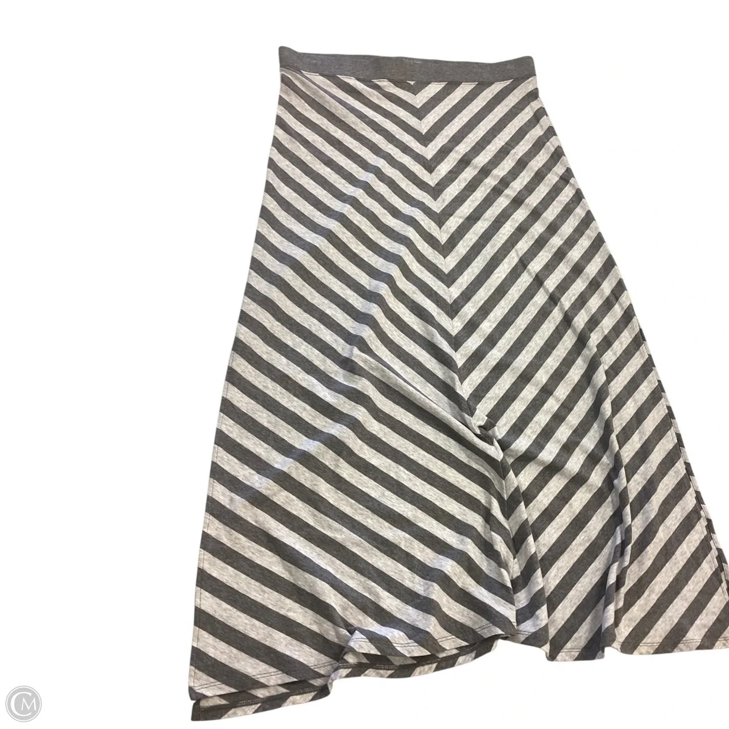 Skirt Maxi By Calvin Klein In Striped Pattern, Size: Xl