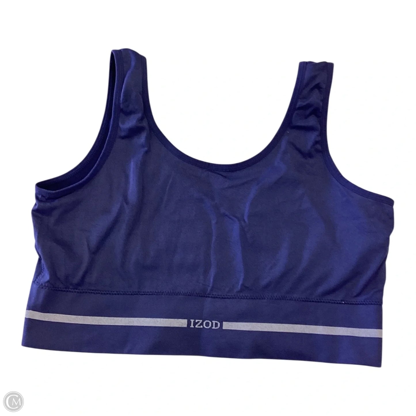 Athletic Bra By Izod In Purple, Size: 2x