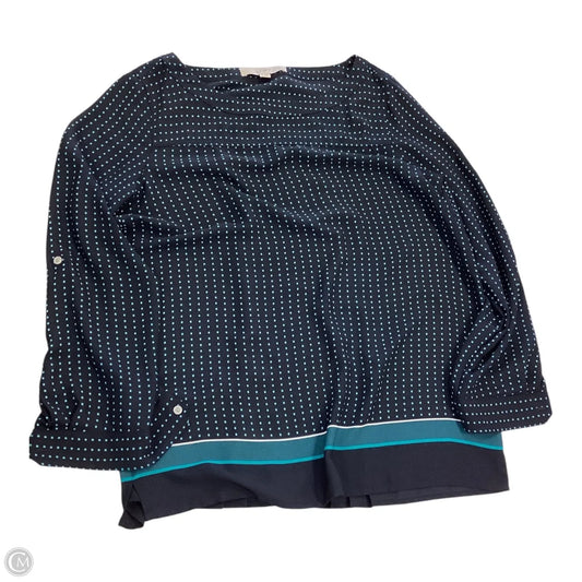 Top Long Sleeve By Loft In Polkadot Pattern, Size: Sp