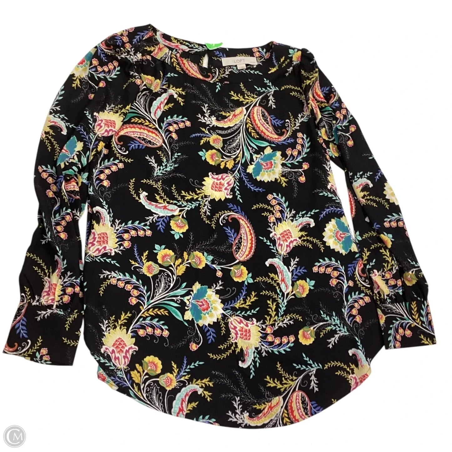Top Long Sleeve By Loft In Floral Print, Size: Sp