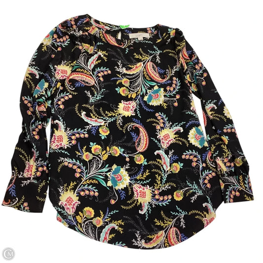 Top Long Sleeve By Loft In Floral Print, Size: Sp