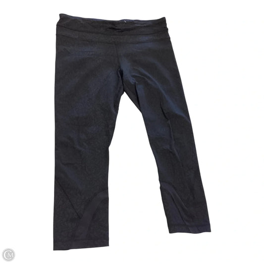 Capris By Lululemon In Black, Size: 8