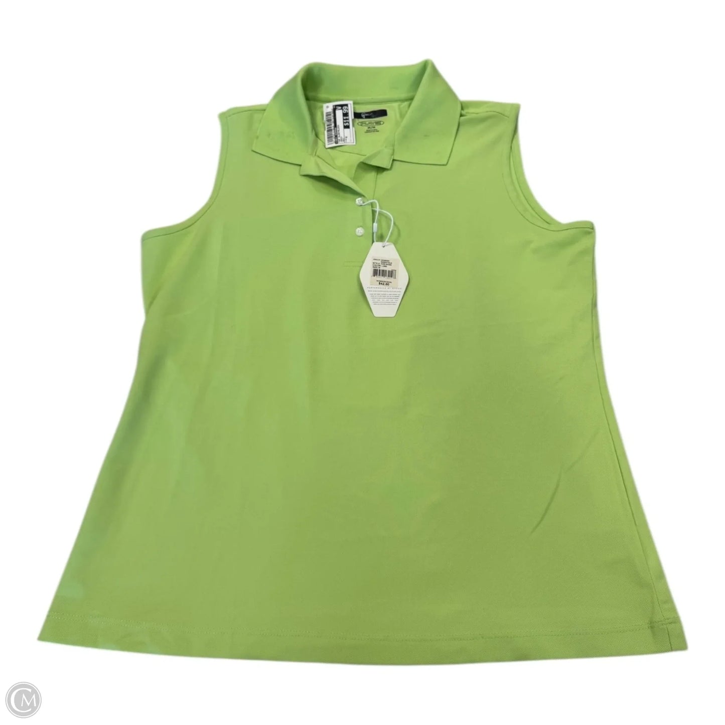 Top Sleeveless By Greg Norman In Green, Size: M