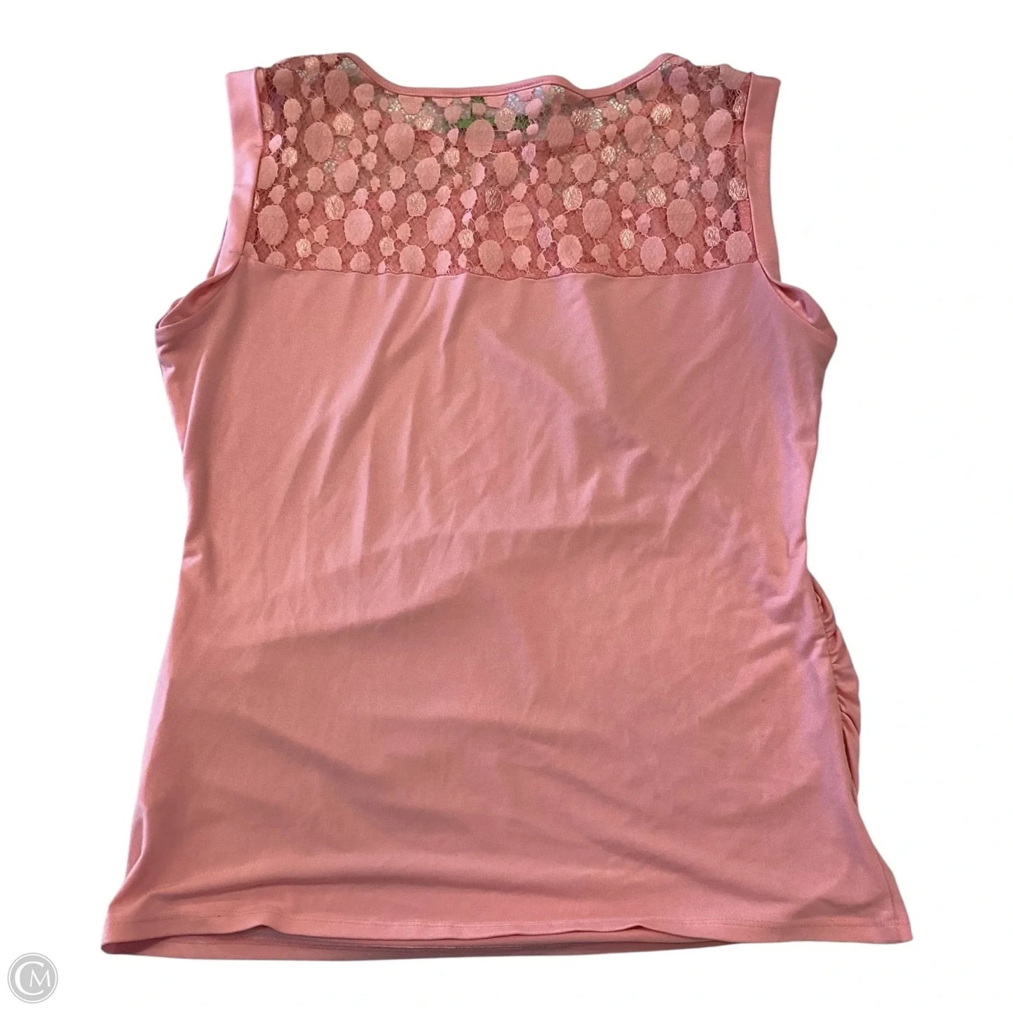 Top Sleeveless By New York And Co In Coral, Size: M