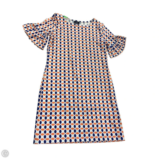 Dress Casual Short By Clothes Mentor In Blue & Orange, Size: S