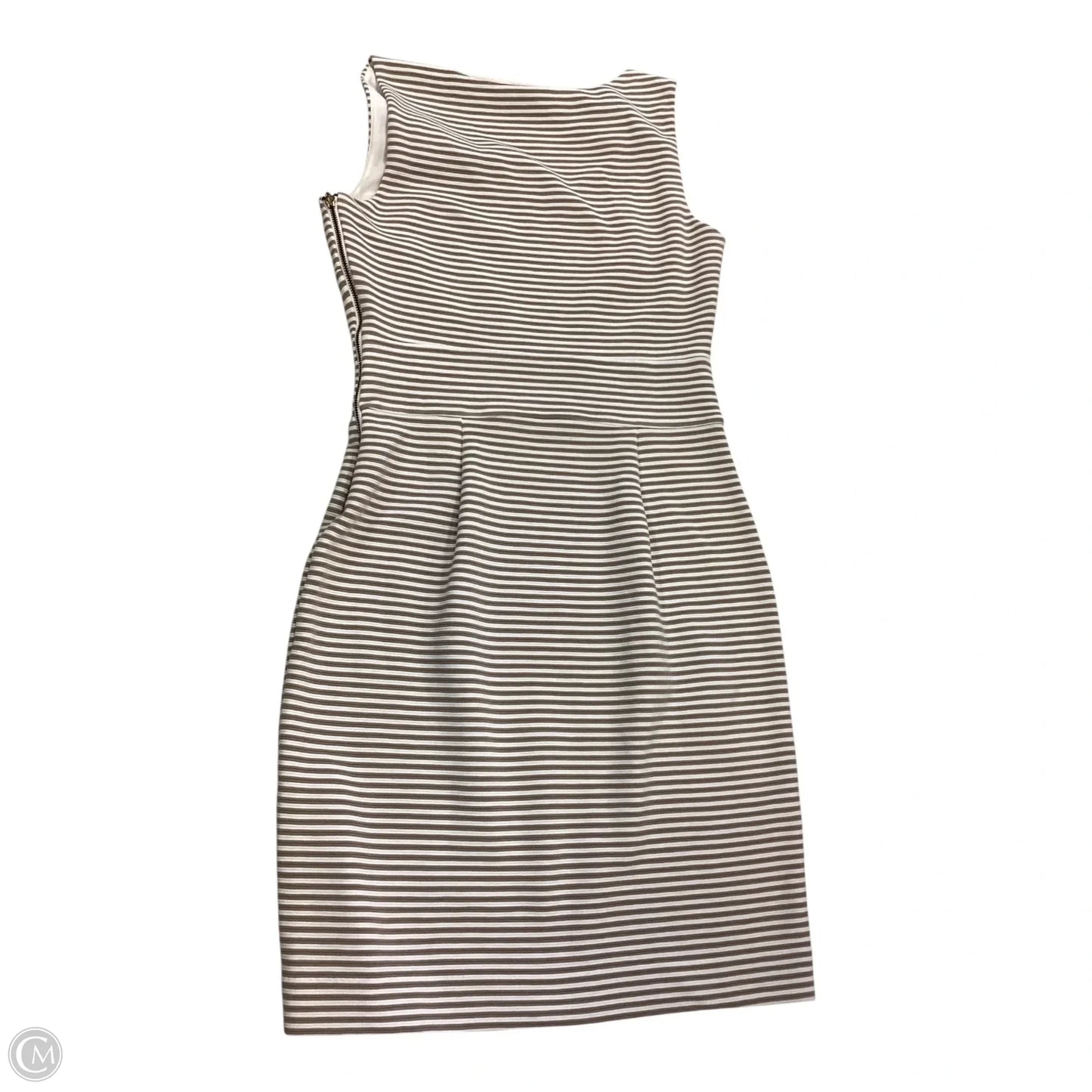 Dress Casual Short By Banana Republic In Tan & White, Size: 2
