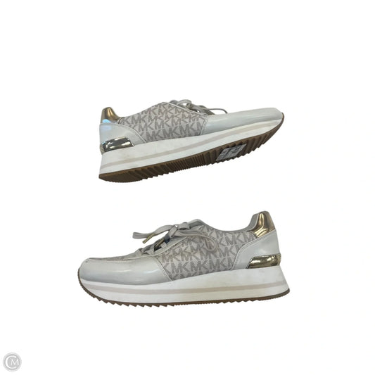 Shoes Designer By Michael Kors In White, Size: 9