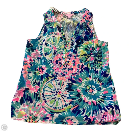 Top Sleeveless Designer By Lilly Pulitzer In Multi-colored, Size: S