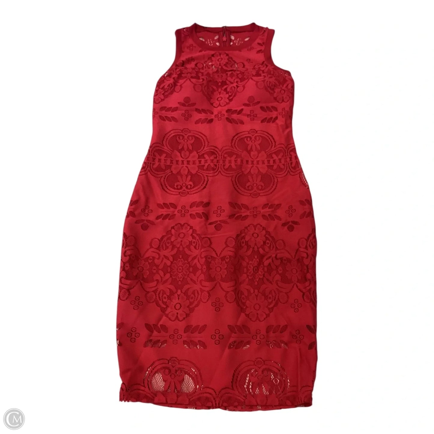 Dress Party Short By Guess In Red, Size: 8