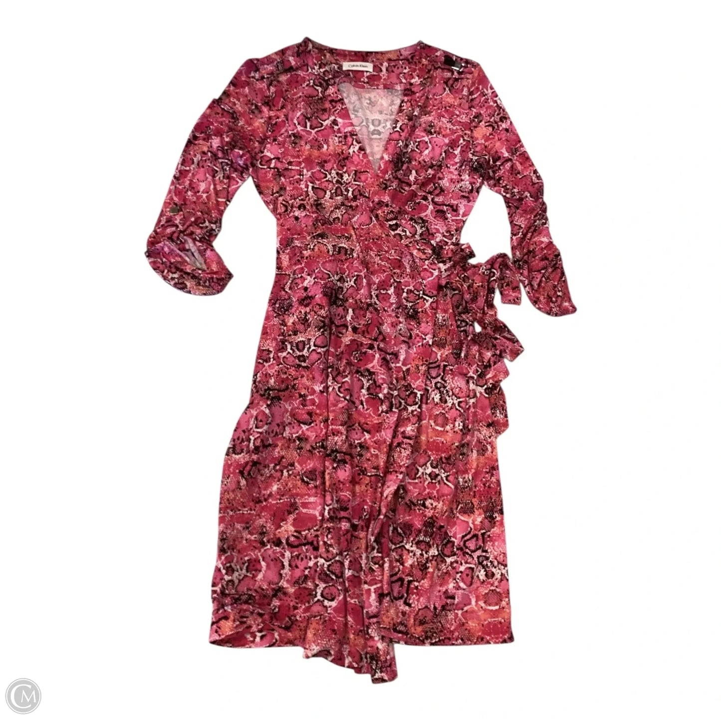 Dress Casual Short By Calvin Klein In Pink, Size: 8