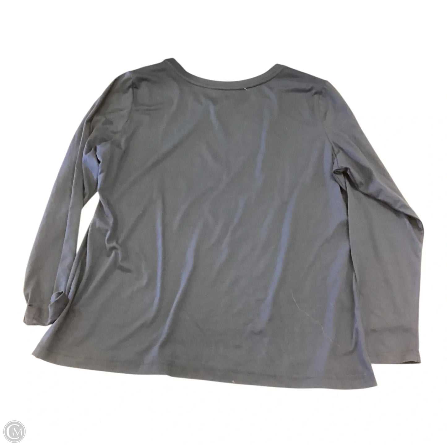 Top Long Sleeve By Clothes Mentor In Navy, Size: 2x