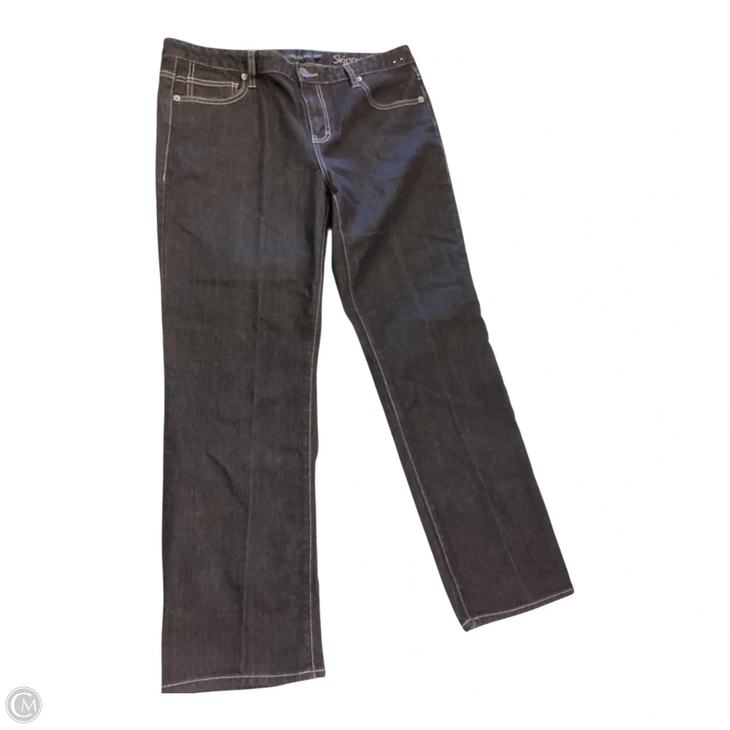 Jeans Cropped By Calvin Klein In Black, Size: 14p