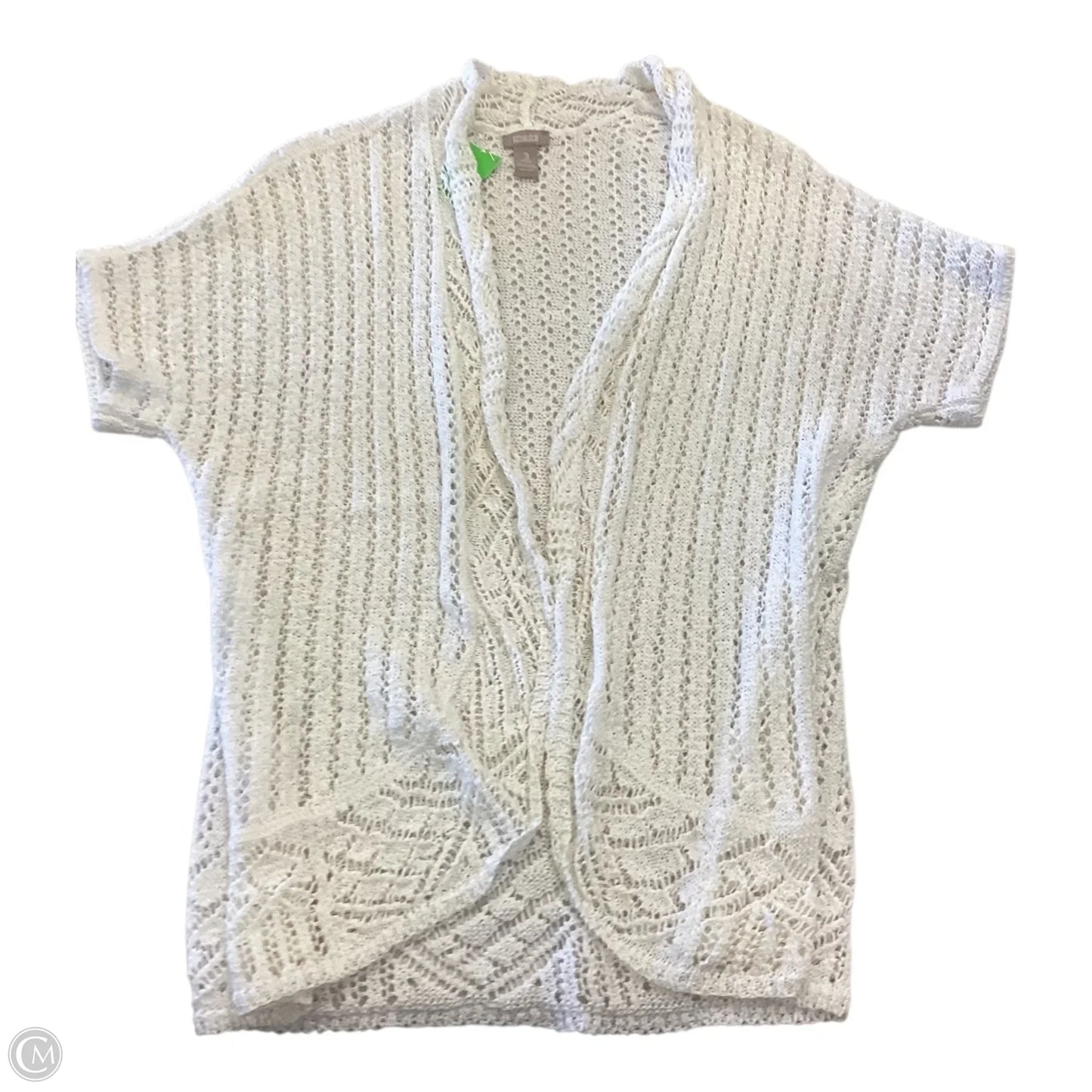 Cardigan By Chicos In White, Size: Xl