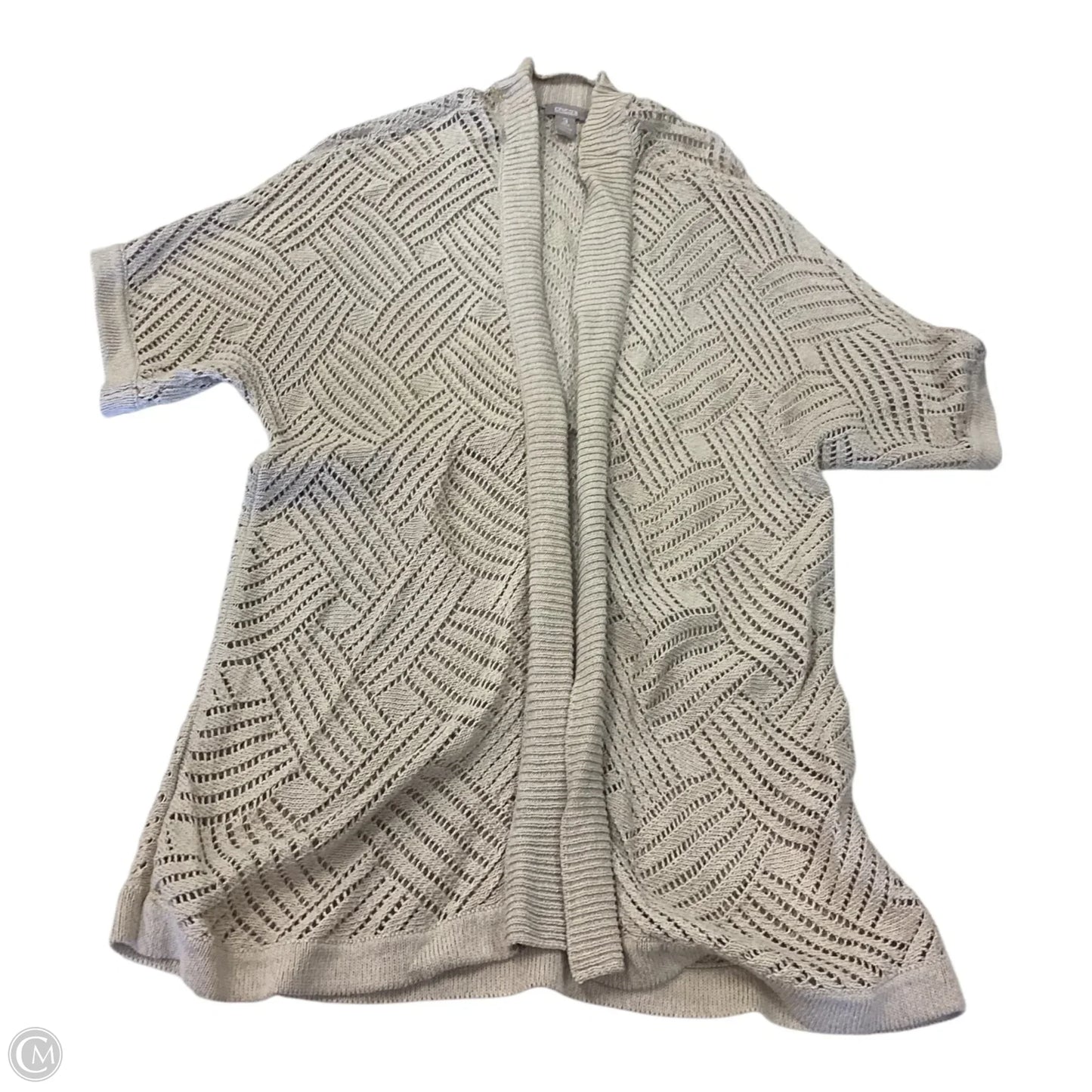 Cardigan By Chicos In Tan, Size: Xl