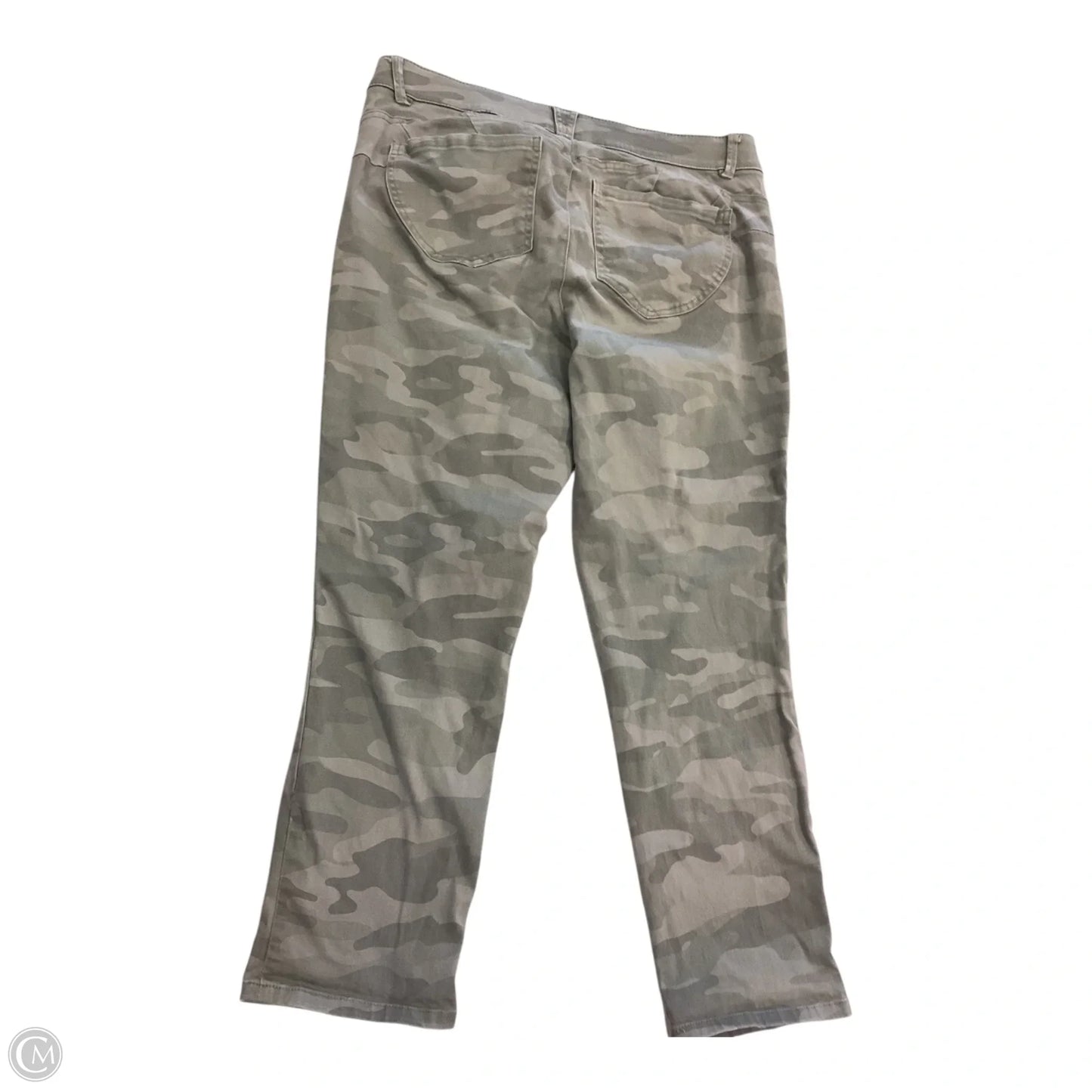 Pants Cropped By Democracy In Green, Size: 14