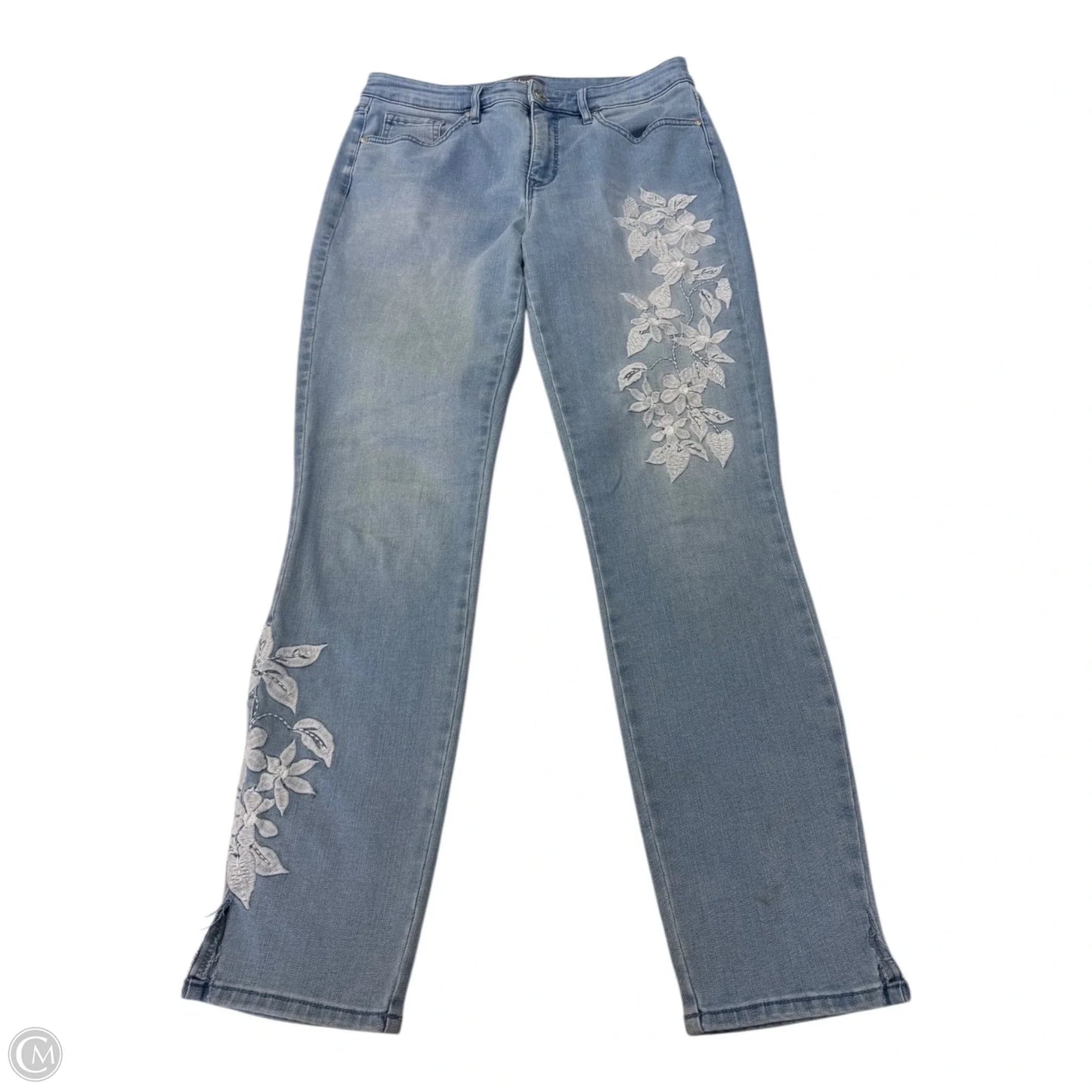 Jeans Cropped By Clothes Mentor In Blue, Size: 8