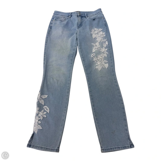 Jeans Cropped By Clothes Mentor In Blue, Size: 8