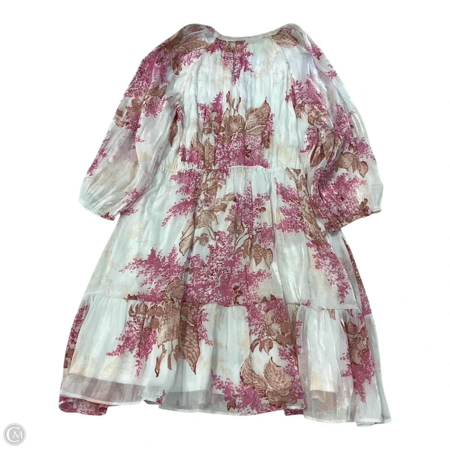 Dress Casual Short By Clothes Mentor In Floral Print, Size: Xl