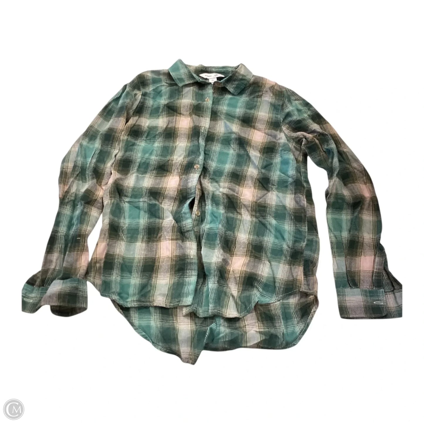 Top 2pc 3/4 Sleeve By Old Navy In Green, Size: L