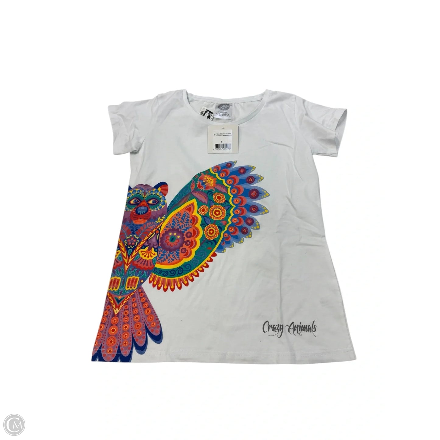 Top Short Sleeve By Clothes Mentor In White, Size: L