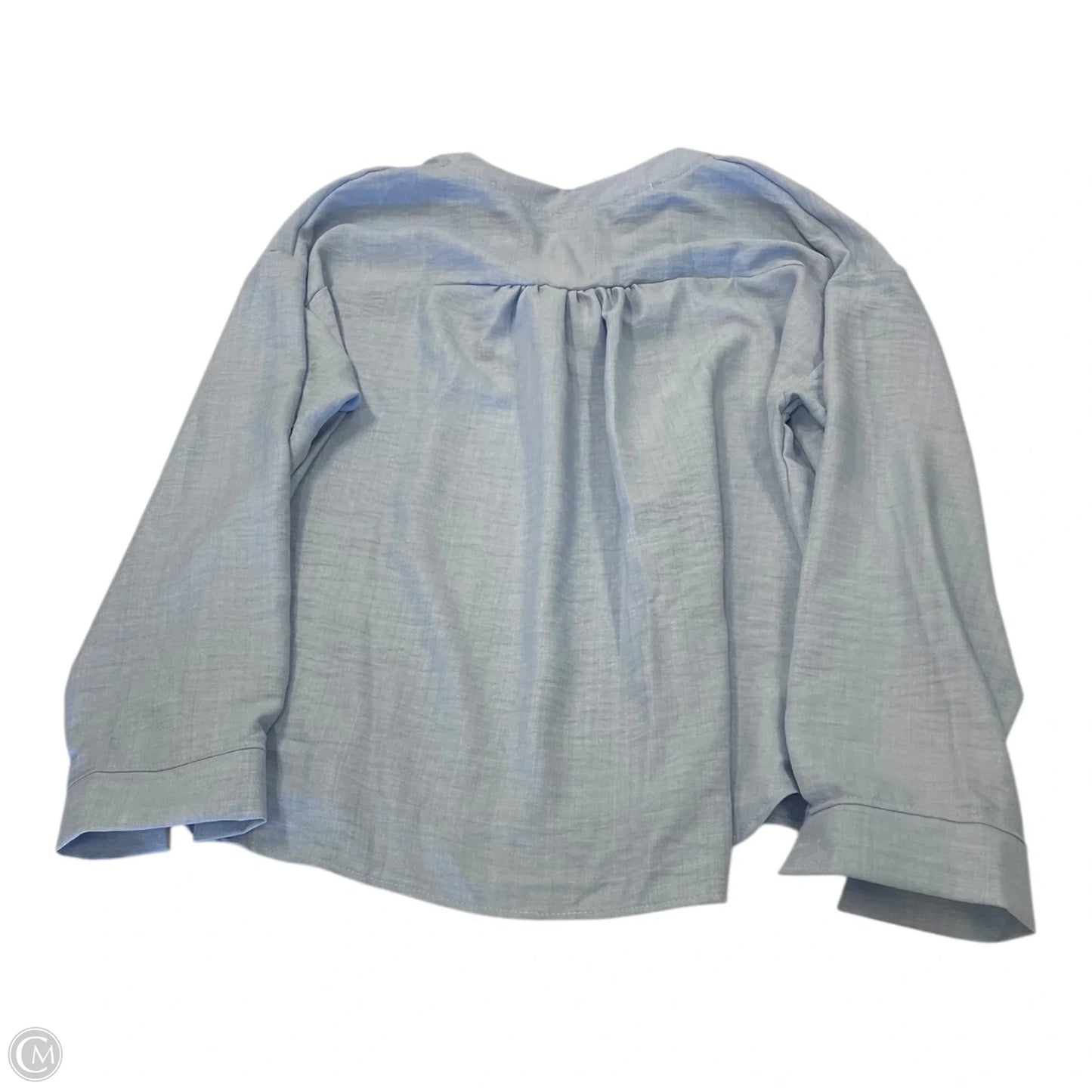 Top 3/4 Sleeve By Clothes Mentor In Blue, Size: 2x