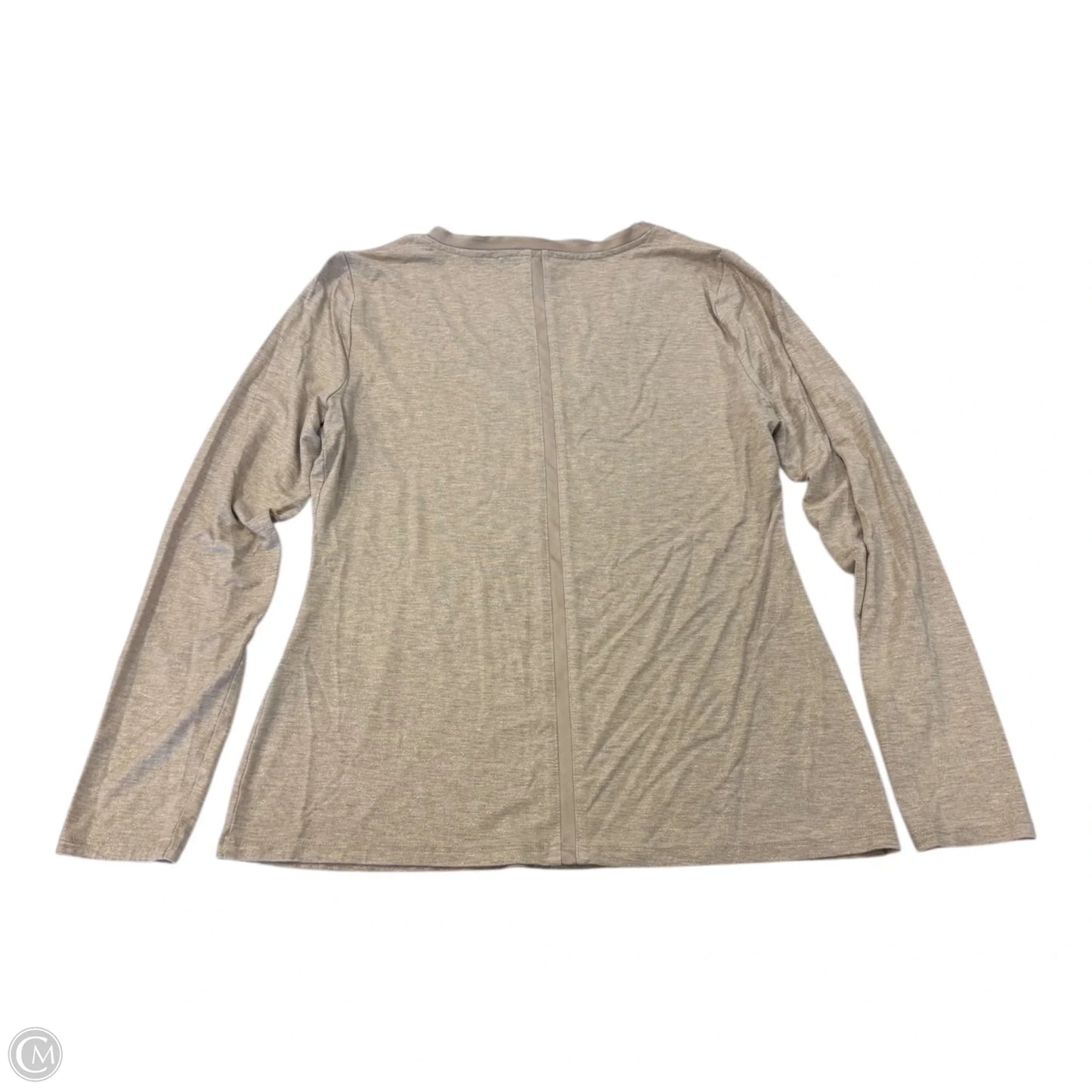Top Long Sleeve By White House Black Market In Tan, Size: S