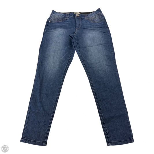 Jeans Cropped By Democracy In Blue, Size: 12