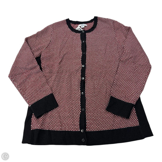 Cardigan By Croft And Barrow In Red, Size: M