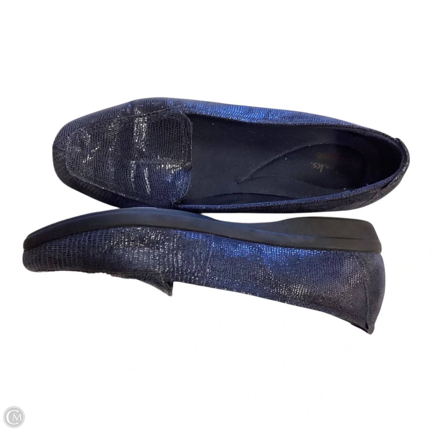 Shoes Flats By Clarks In Blue, Size: 7.5