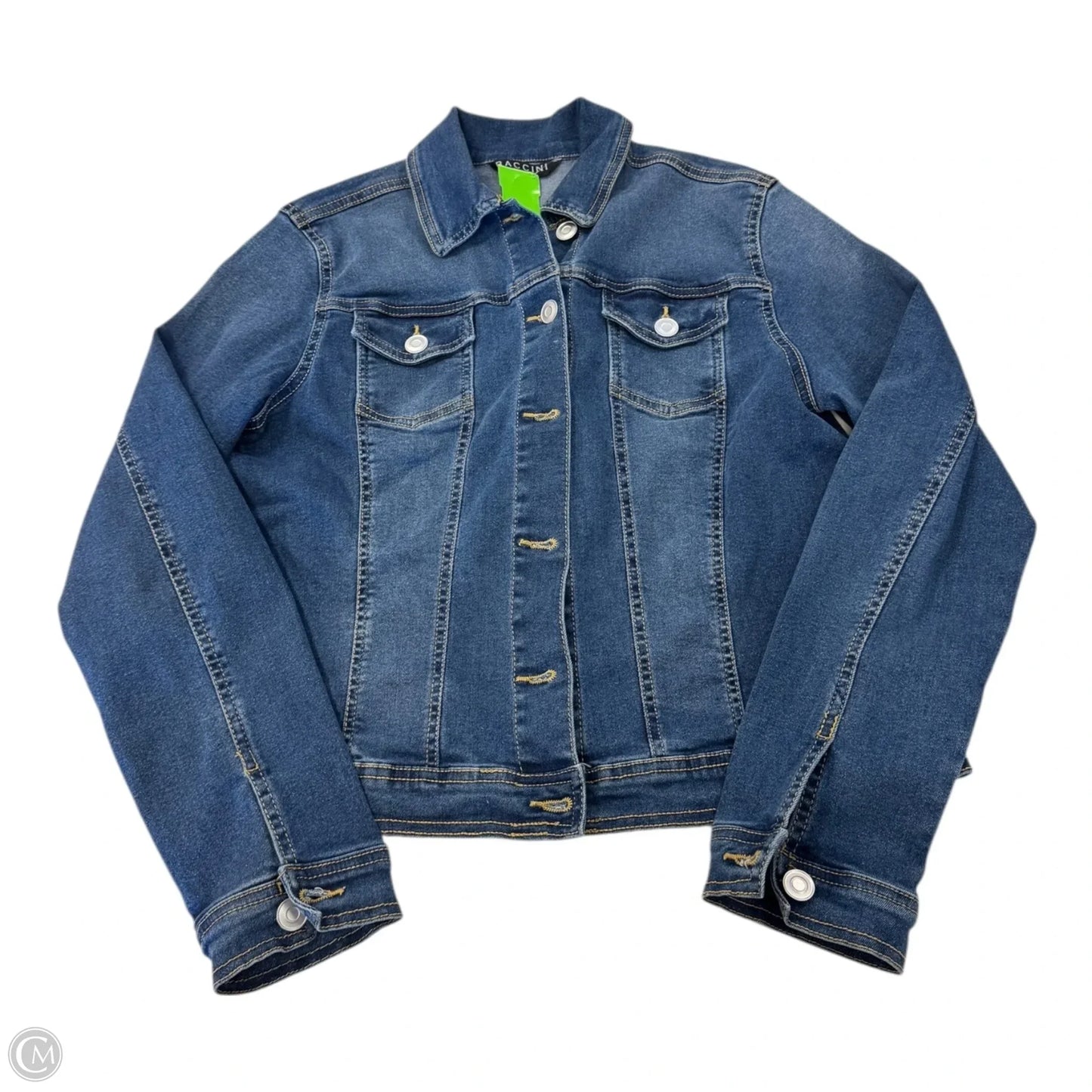 Jacket Denim By Baccini In Blue, Size: M