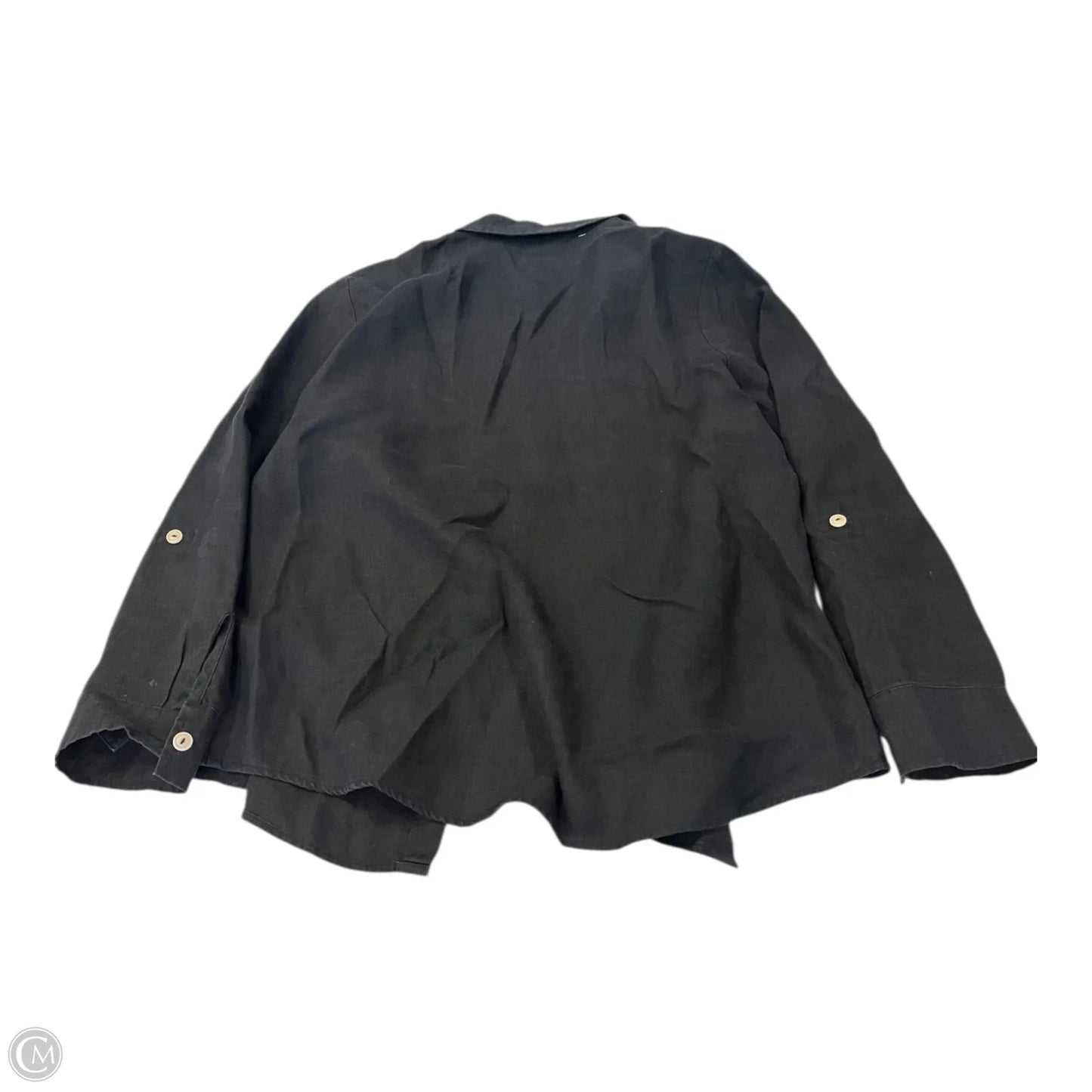 Top Long Sleeve By Investments In Black, Size: Sp