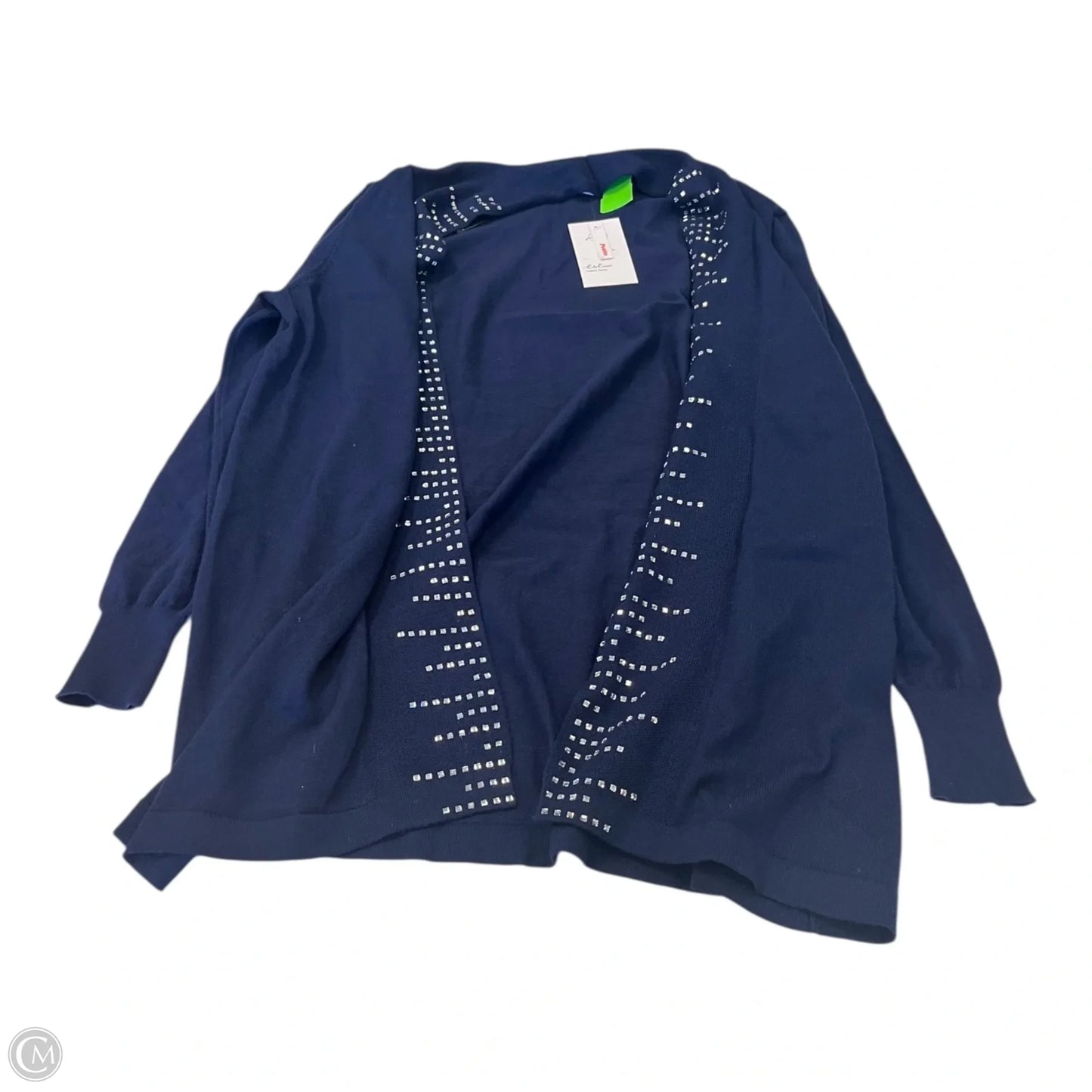Cardigan By Ella Moss In Navy, Size: Xlp
