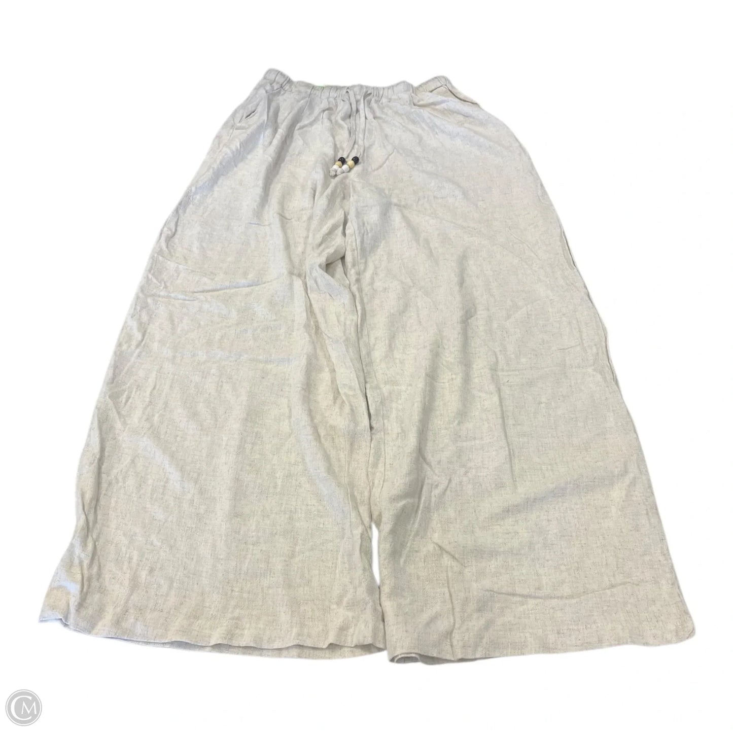 Pants Linen By Shein In Cream, Size: L
